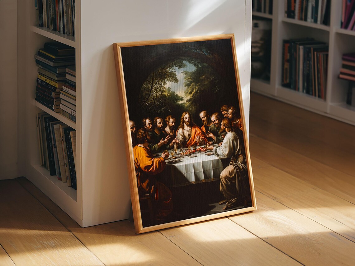 The Last Supper Christmas Christian Art Print