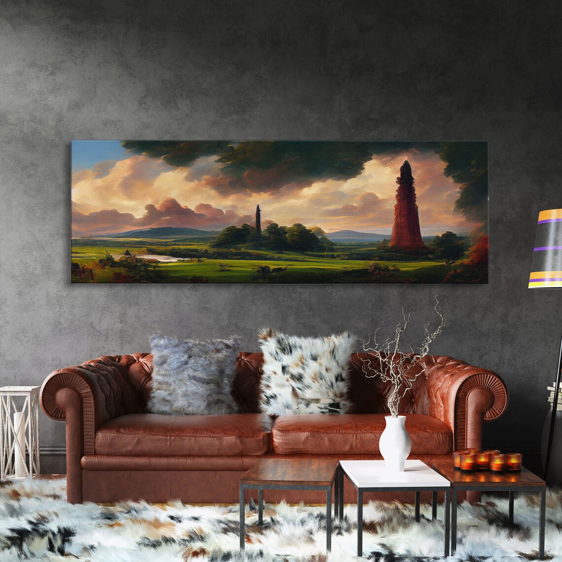 The Dark Tower Panoramic Art Print, High Fantasy - Image 3