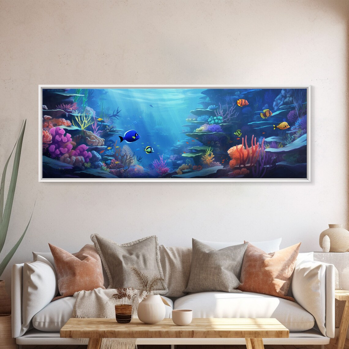 Great Barrier Reef Underwater Painting Art Print - Image 5