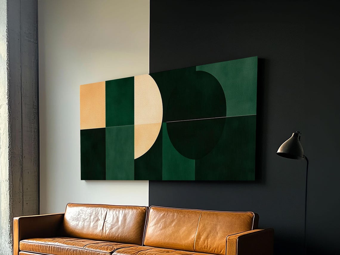 Geometric Mid Century Modern Art Print - Image 5