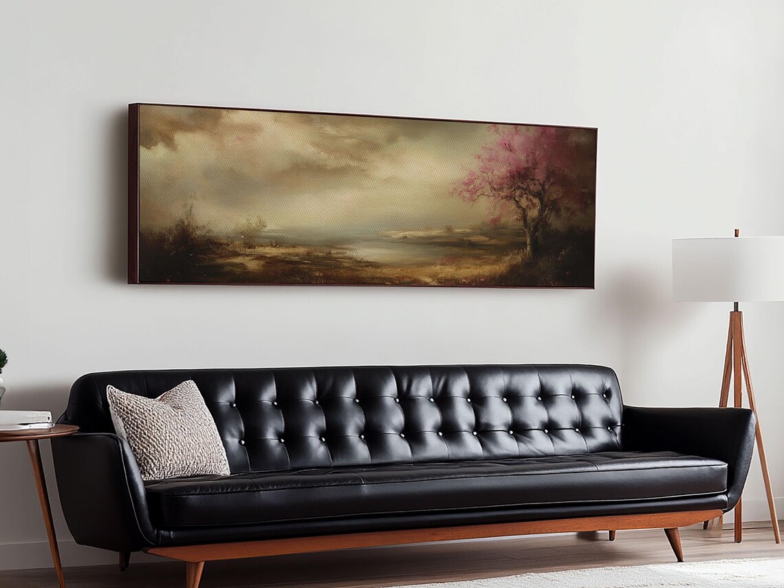Moody Landscape Art Print, Muted Modern Decor - Image 2