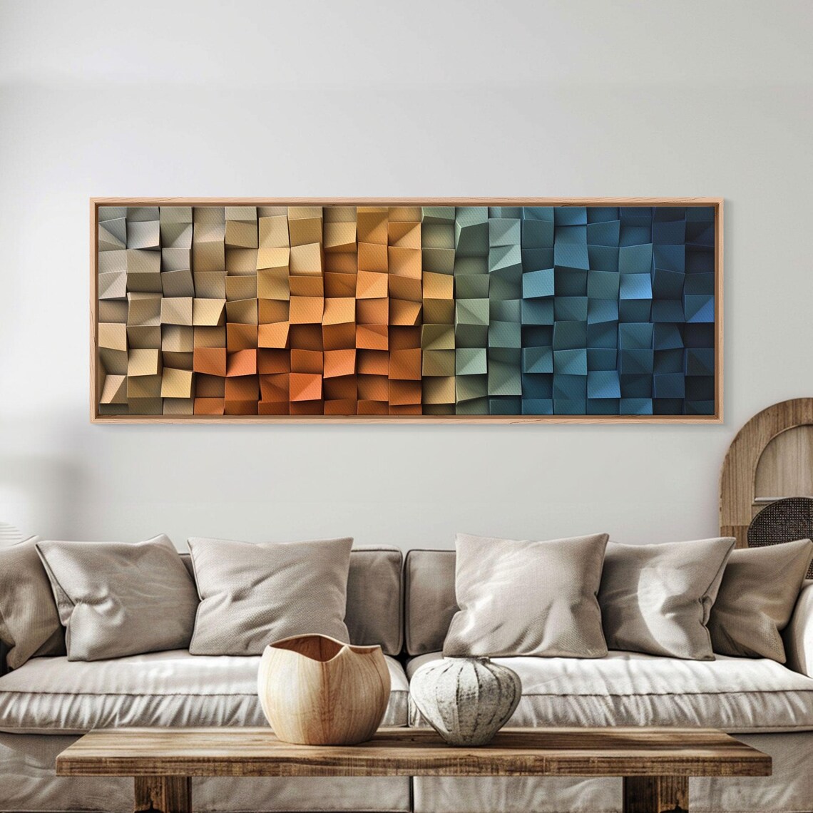 The Beach As Cubes - Abstract Geometric Patterns - Image 6