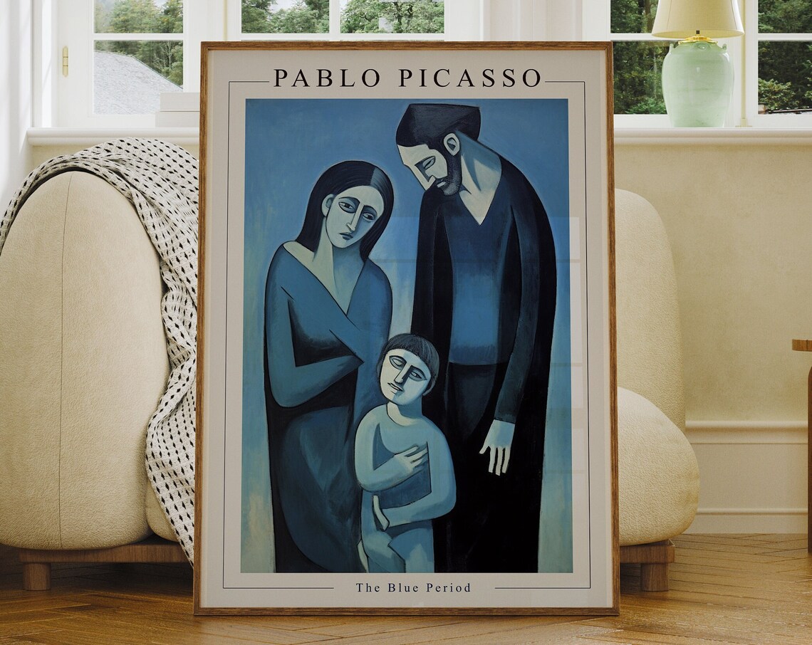 Picasso Print The Blue Period Famous Artist Prints Wall Art Prints