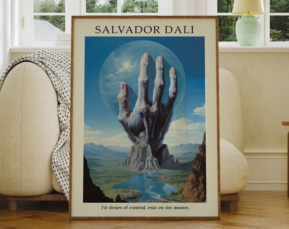 Dali Wall Art Surreal Art Print Salvador Dali Art Famous Artist Prints