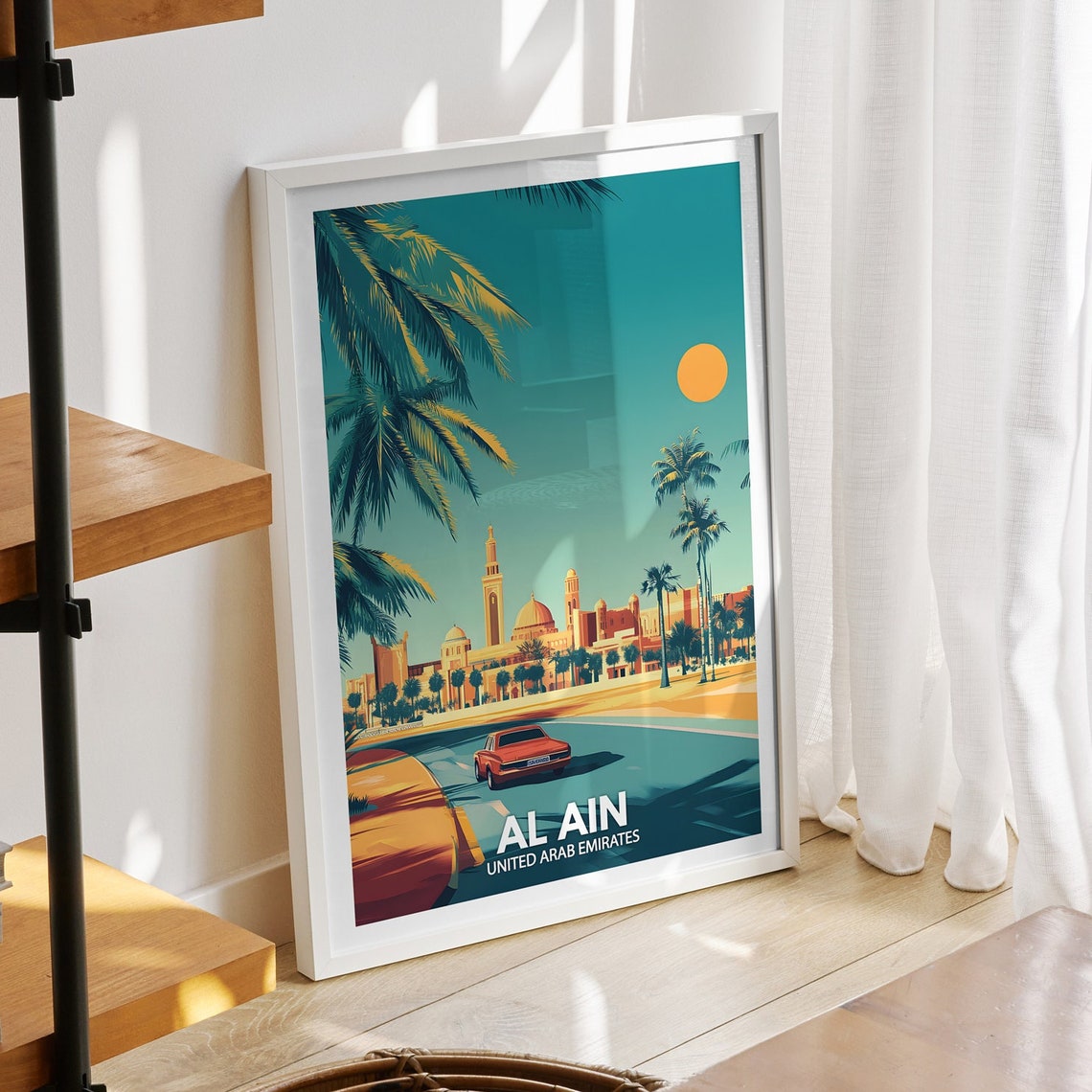 Al Ain Print United Arab Emirates Al Ain Travel Poster United Arab Emirates Travel Poster United Arab Emirates Cityscape Art