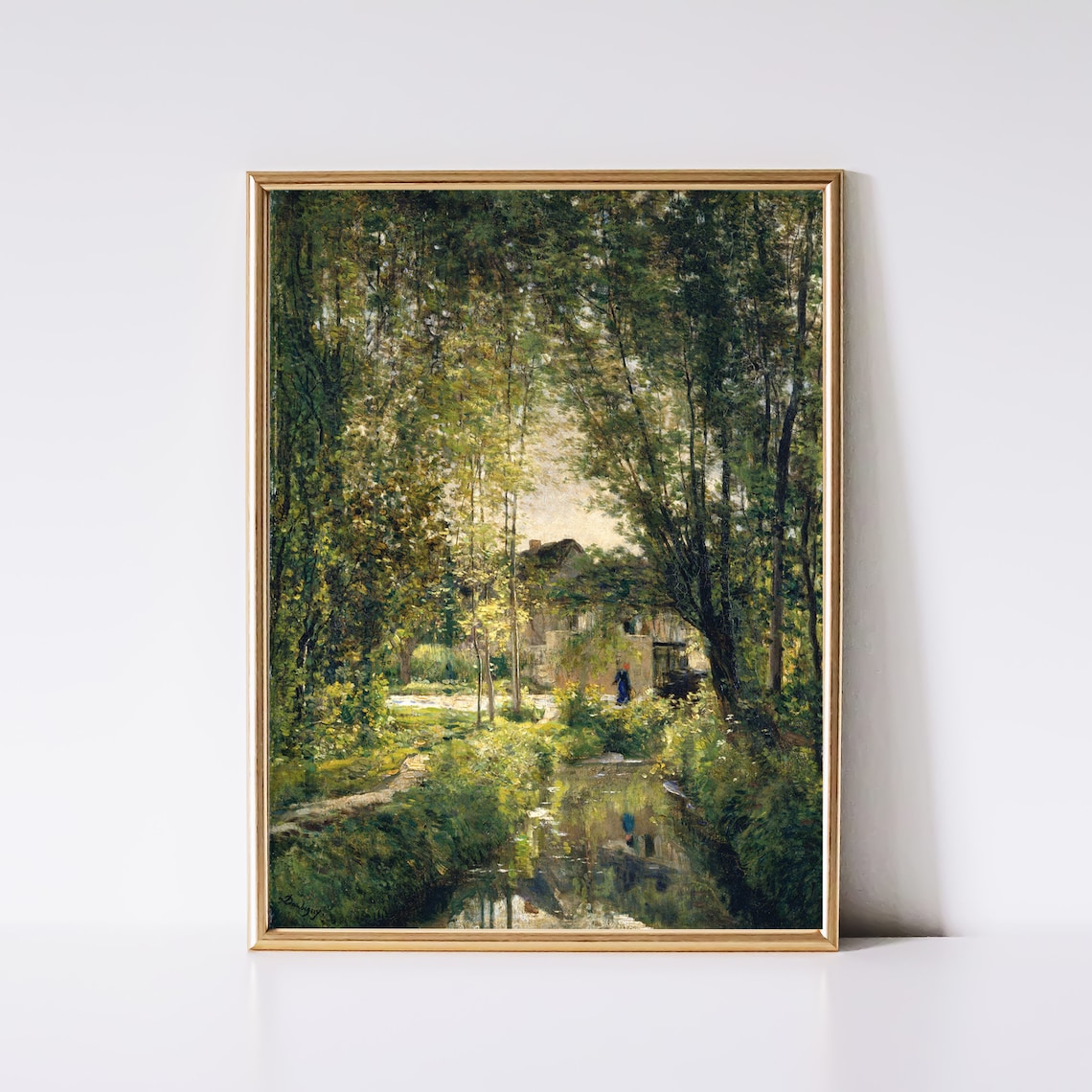 Vintage Summer French Country Oil Painting Print - Image 3
