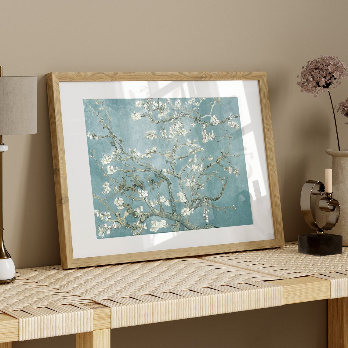 Van Gogh Almond Blossom, Vintage French Art Print - Image 3