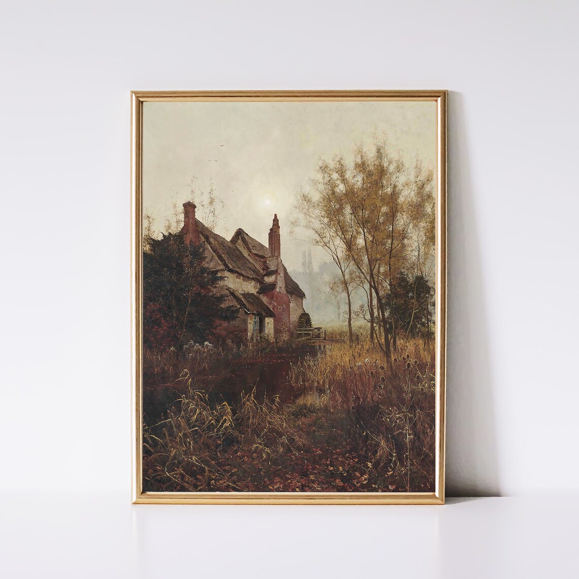 Vintage Fall Prints, Rustic Farmhouse Wall Art Print