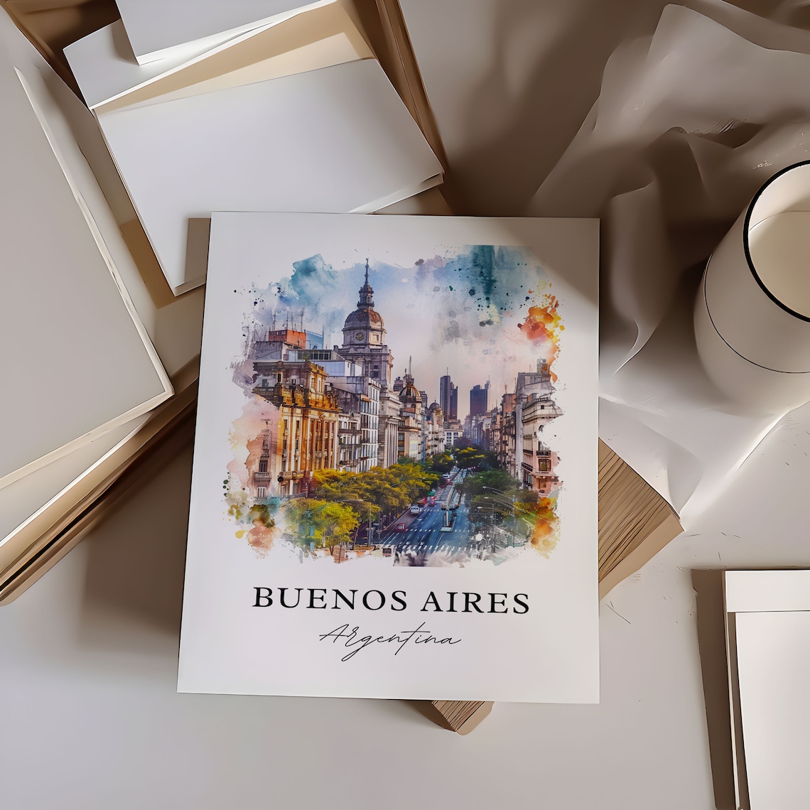 Buenos Aires Housewarming Travel Poster - Image 6