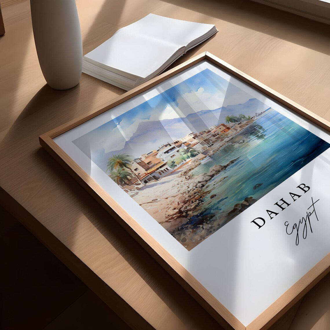 Dahab Egypt Wall Art Print, Custom Text Decor - Image 5