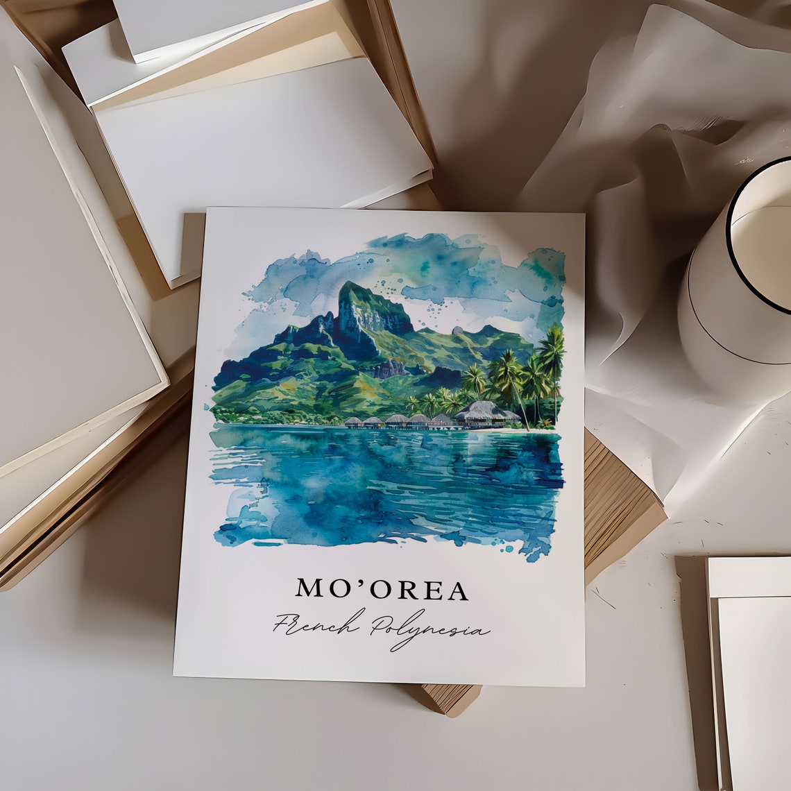 Moorea Housewarming Travel Poster - Image 6