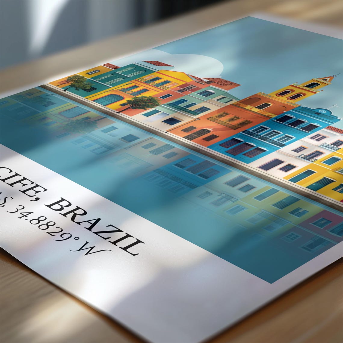 Recife Brazil Art Retro Travel Home Decor Gift Brazilian Prints Housewarming - Image 7