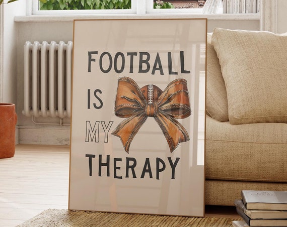 Football Prints Wall Art Football Lover Gift Fathers Day Poster Football Mom Gift Teenager Room American Football Fan