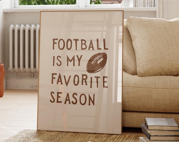 Football Prints Wall Art Football Lover Gift Fathers Day Poster Football Mom Gift Teenage Room American Football Fan