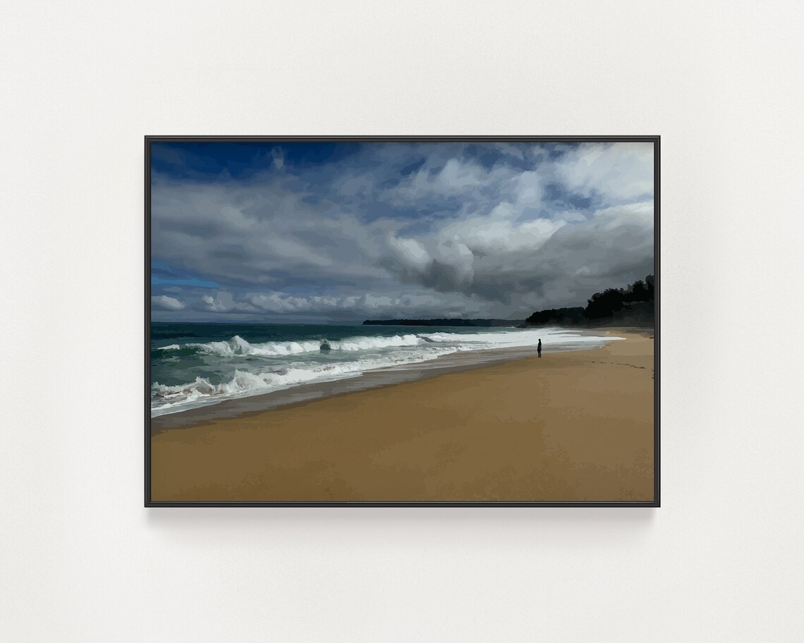 Lumahai Beach, Kauai North Shore Travel Poster