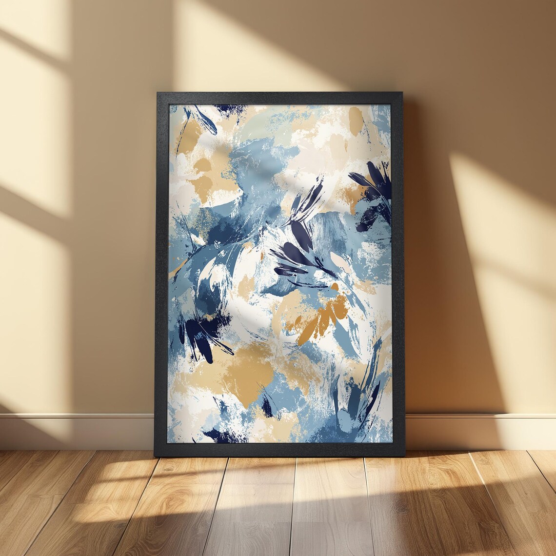Abstract Floral Art Print, Modern Elegance - Image 2