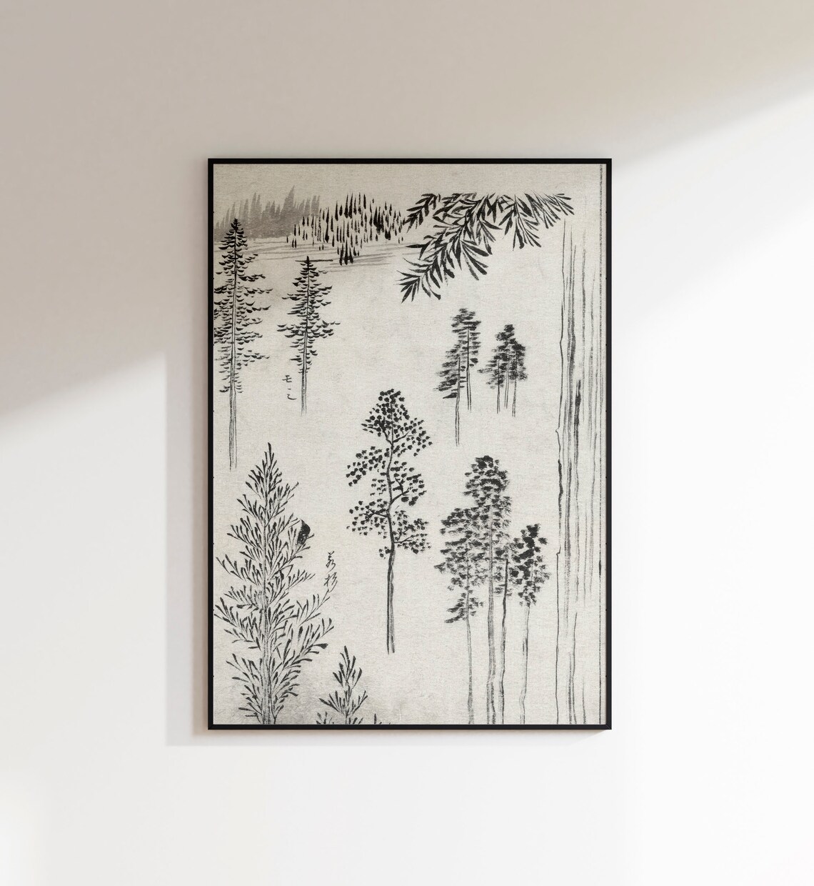 Vintage Tree Drawing, Antique Tree Sketch Art Print - Image 4