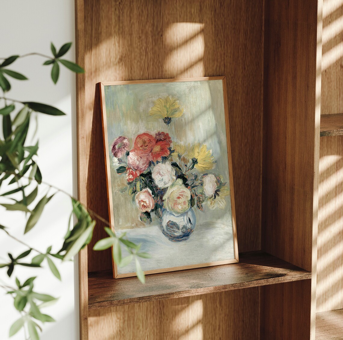 Vintage Still Life Floral Art Print, Cottage Farmhouse Decor - Image 2