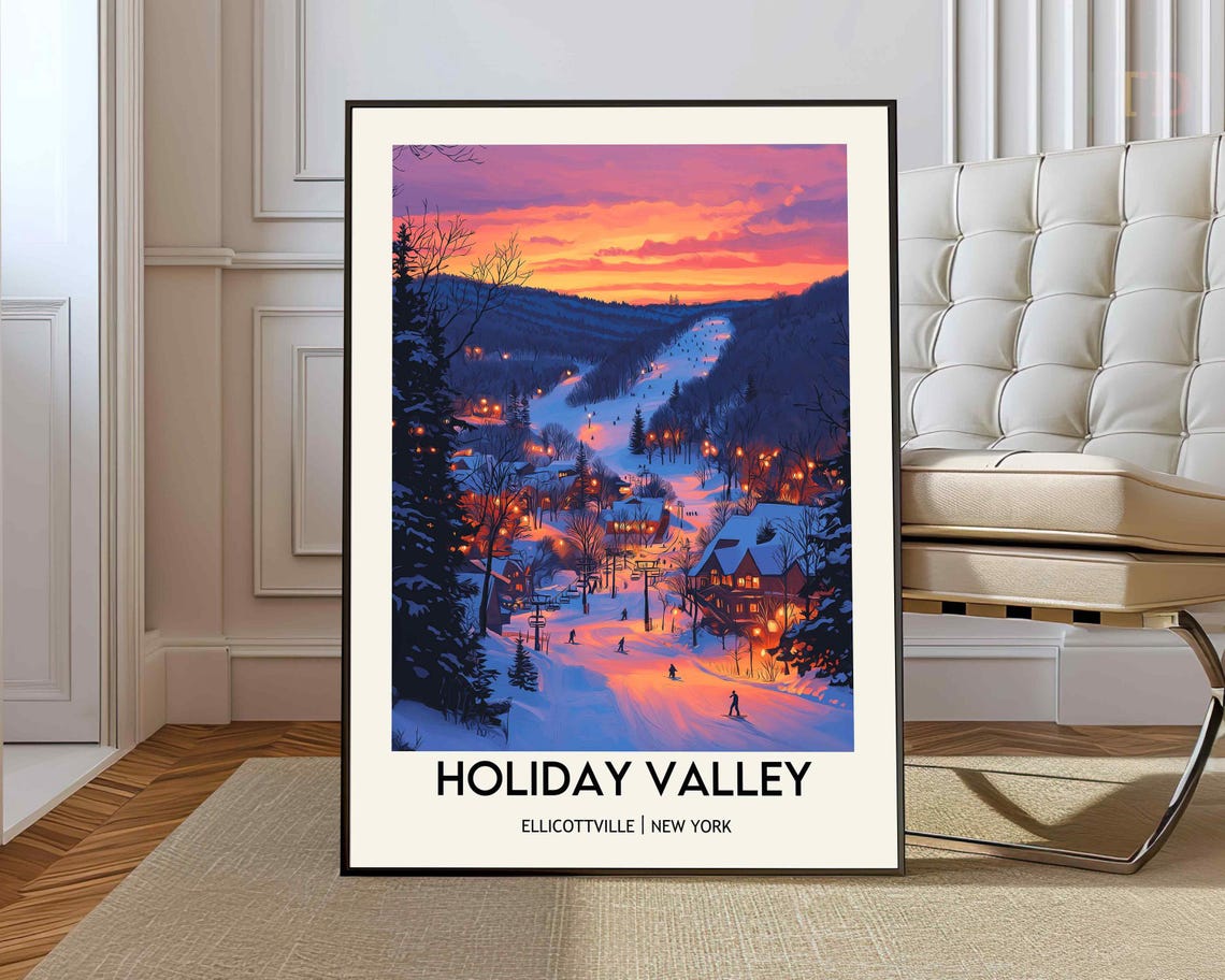 Holiday Valley Poster Wall Art Print Photo Ny