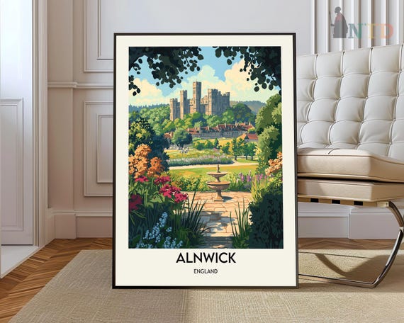 Alnwick Print Alnwick Wall Art Alnwick Poster Alnwick Photo Alnwick Castle Alnwick Northumberland Alnwick England Alnwick Garden