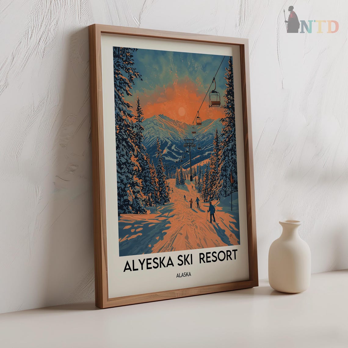 Alyeska Resort Print Alyeska Resort Wall Art Alyeska Resort Poster Alyeska Resort Photo Alyeska Resort Poster Print Alyeska Ski Resort - Image 3