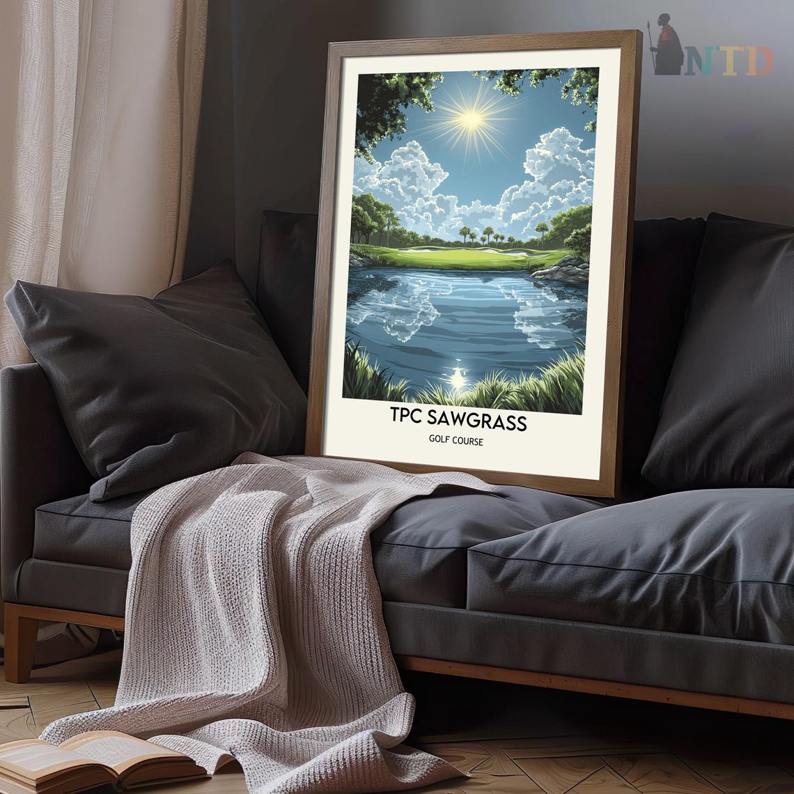 Tpc Sawgrass Print Tpc Sawgrass Wall Art Tpc Sawgrass Poster Tpc Sawgrass Photo Tpc Sawgrass Poster Print Golf Course Print - Image 3