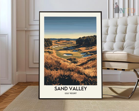 Sand Valley Golf Course Poster Wall Art Print Photo Nekoosa Wisconsin