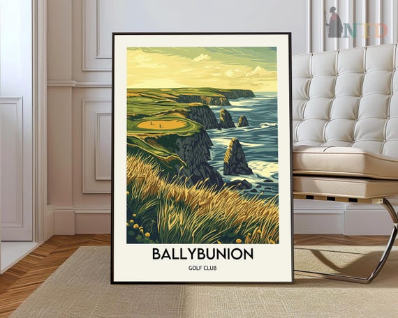 Ballybunion Golf Club Print Poster Wall Art Travel