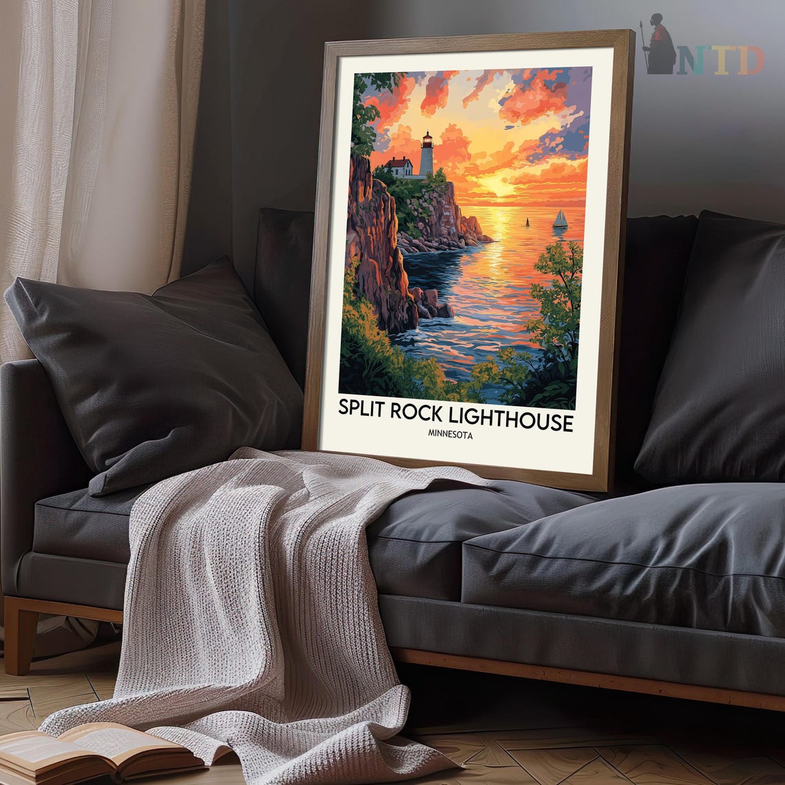 Split Rock Lighthouse Lighthouses Of The Great Lakes Split Rock Print Split Rock Art Split Rock Poster Split Rock Photo Silver Bay - Image 3