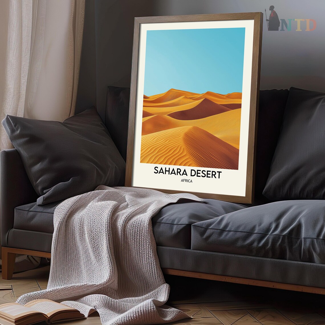 Sahara Desert Print Sahara Desert Wall Art Sahara Desert Poster Sahara Desert Photo Sahara Desert Africa Sahara Desert North Africa - Image 3