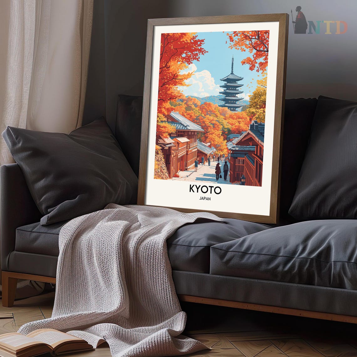 Kyoto Print Kyoto Wall Art Kyoto Poster Kyoto Photo Kyoto Poster Print Kyoto Wall Decor Japan Poster Japan Print Kyoto City Japan - Image 3
