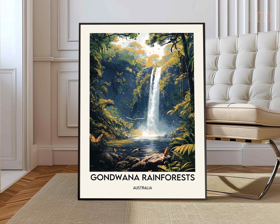 Gondwana Rainforest Poster Wall Art Print Australia