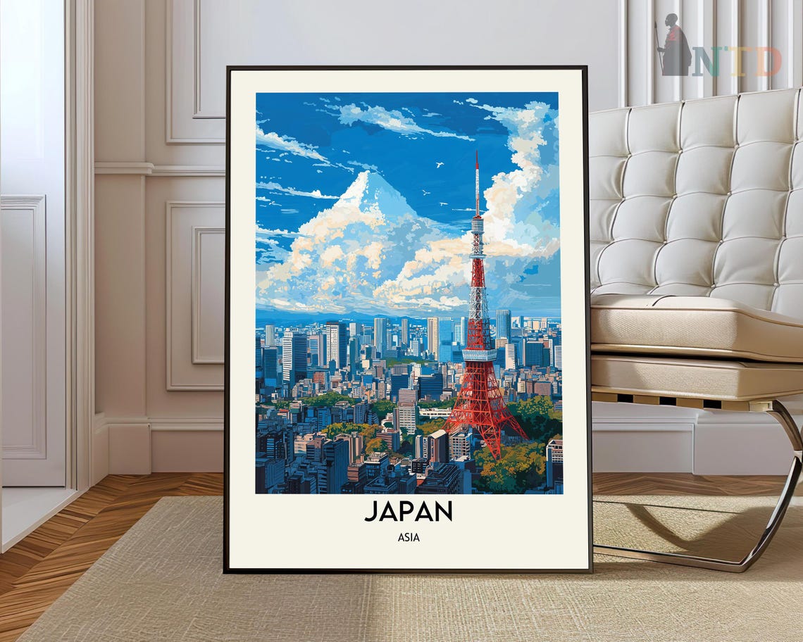 Japan Print Japan Wall Art Japan Poster Japan Photo Japan Poster Print Japan Travel Poster Japan Tokyo Kyoto Osaka Yokohama City