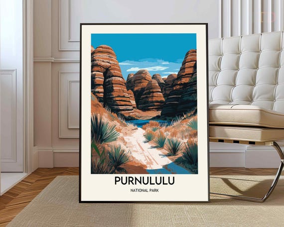 Purnululu Poster Wall Art Print Photo Travel Australia