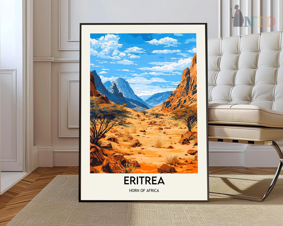 Eritrea Print Eritrea Wall Art Eritrea Poster Eritrea Photo Eritrea Poster Print Eritrea Wall Decor Africa Print