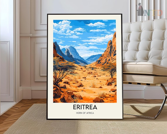 Eritrea Print Eritrea Wall Art Eritrea Poster Eritrea Photo Eritrea Poster Print Eritrea Wall Decor Africa Print