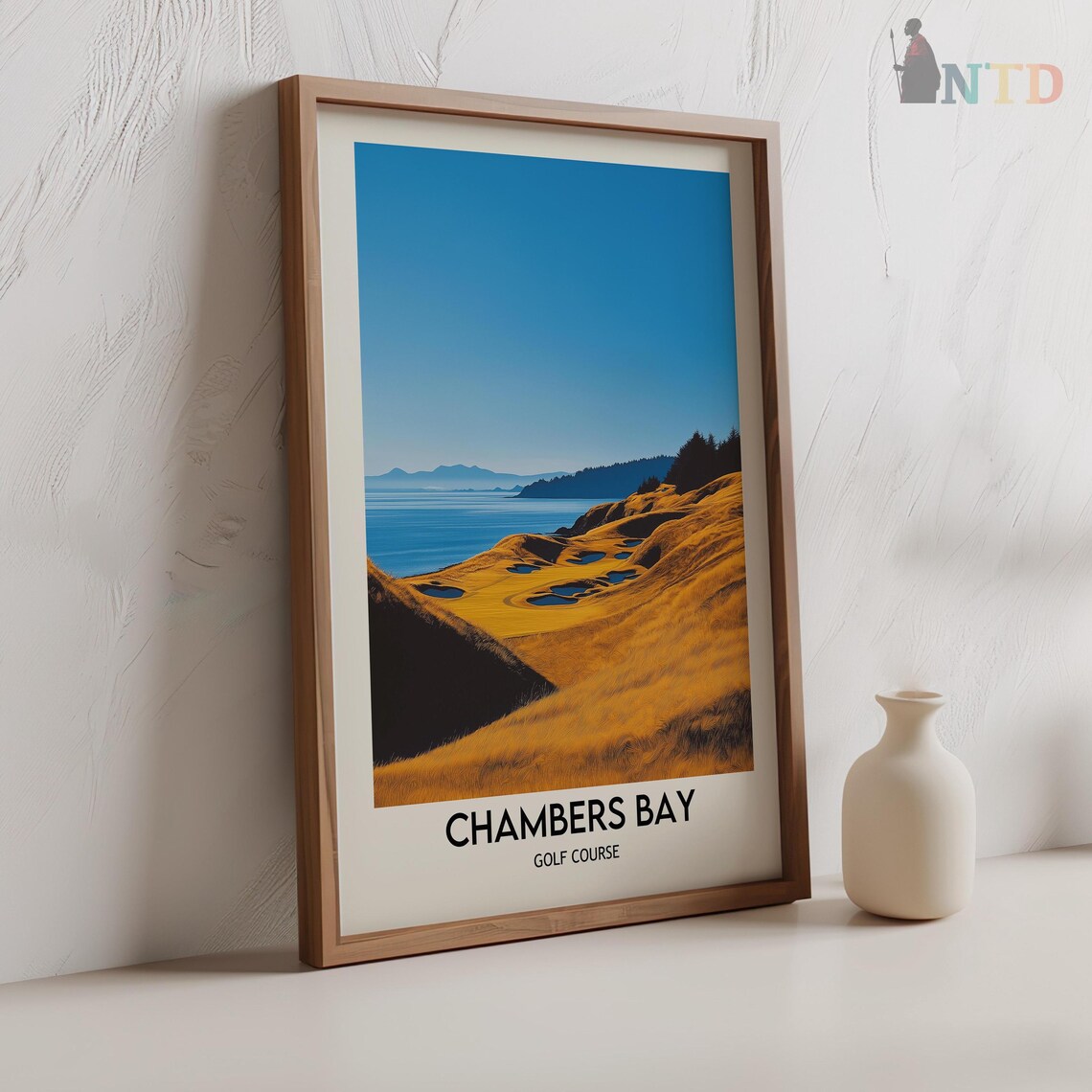 Chambers Bay Golf Course, Washington Travel Poster - Image 2