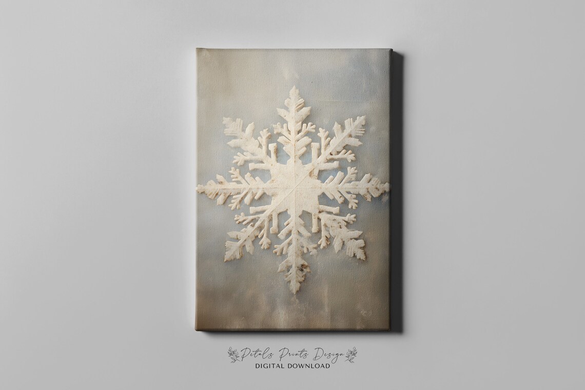 Snowman Still Life Painting, Rustic Christmas Art Print - Image 4