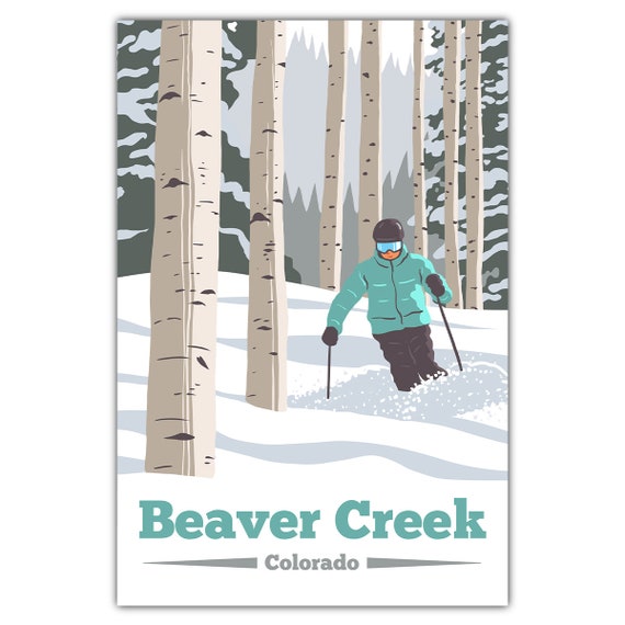 Ski Beaver Creek Postcard