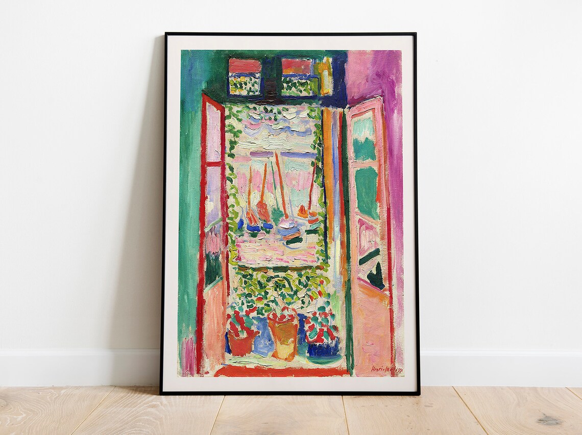 Matisse Open Window Collioure Gift Poster Print