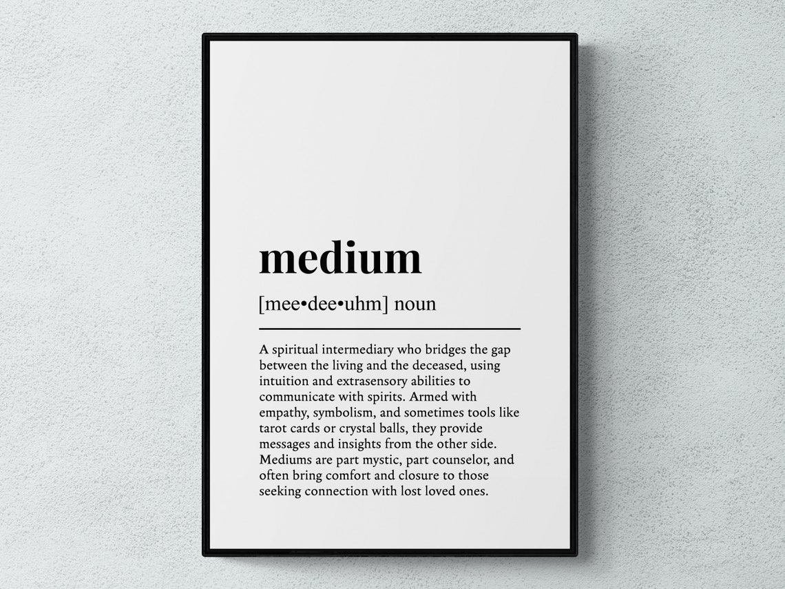 Medium Funny Definition Job Work Gift Wall Art Print