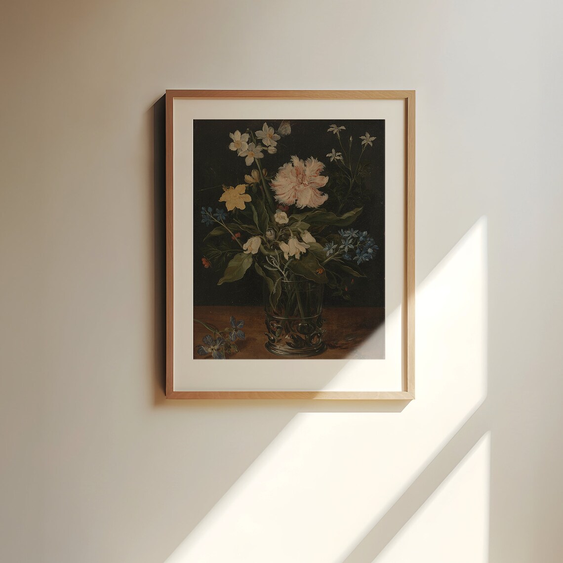 Vintage Moody Floral Art Print, Dark Academia - Image 2