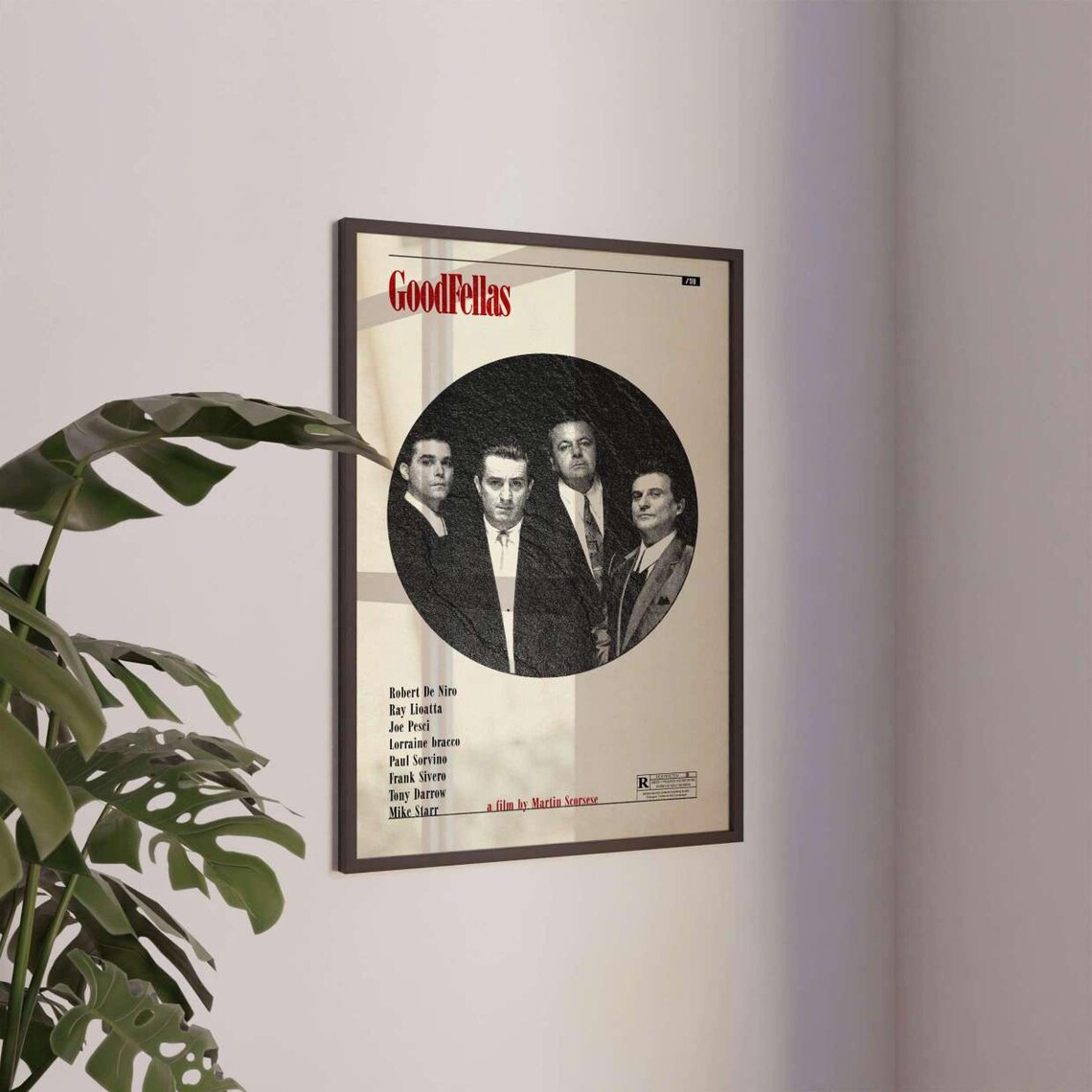 GoodFellas Minimalist Movie Poster Scorsese Gangster Film Art - Image 2