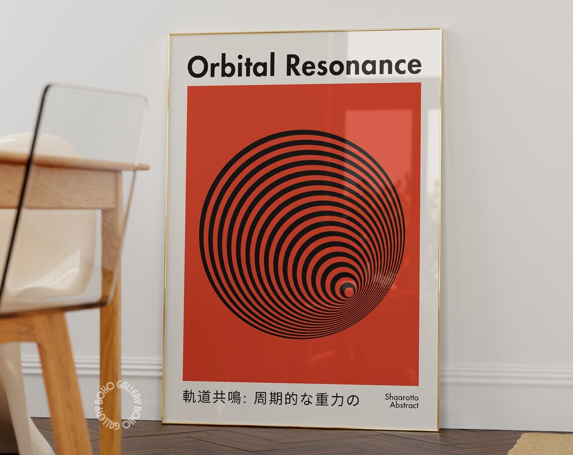 Retro Psychedelic Poster Print, Vintage 70s Style