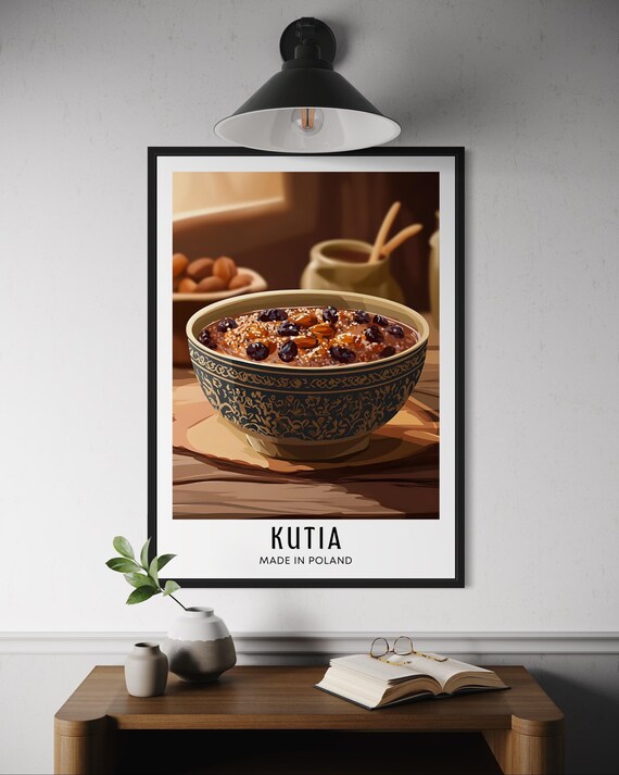 Kutia Polish Christmas Wheat Pudding Poppy Seed Traditional Dish Poster