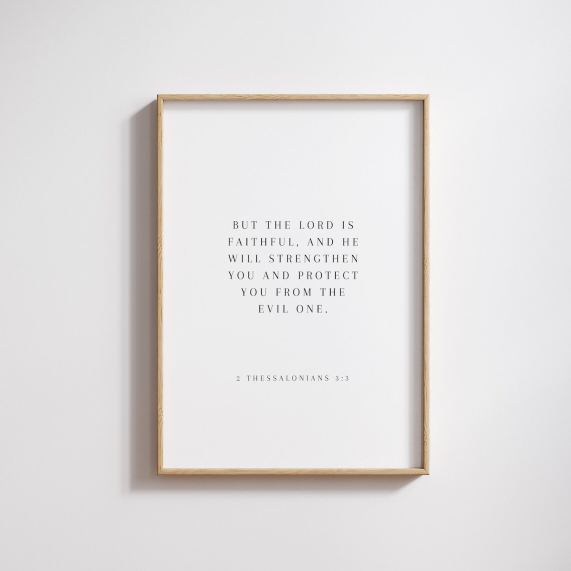 2 Thessalonians 3:3 But The Lord Is Faithful, Christian