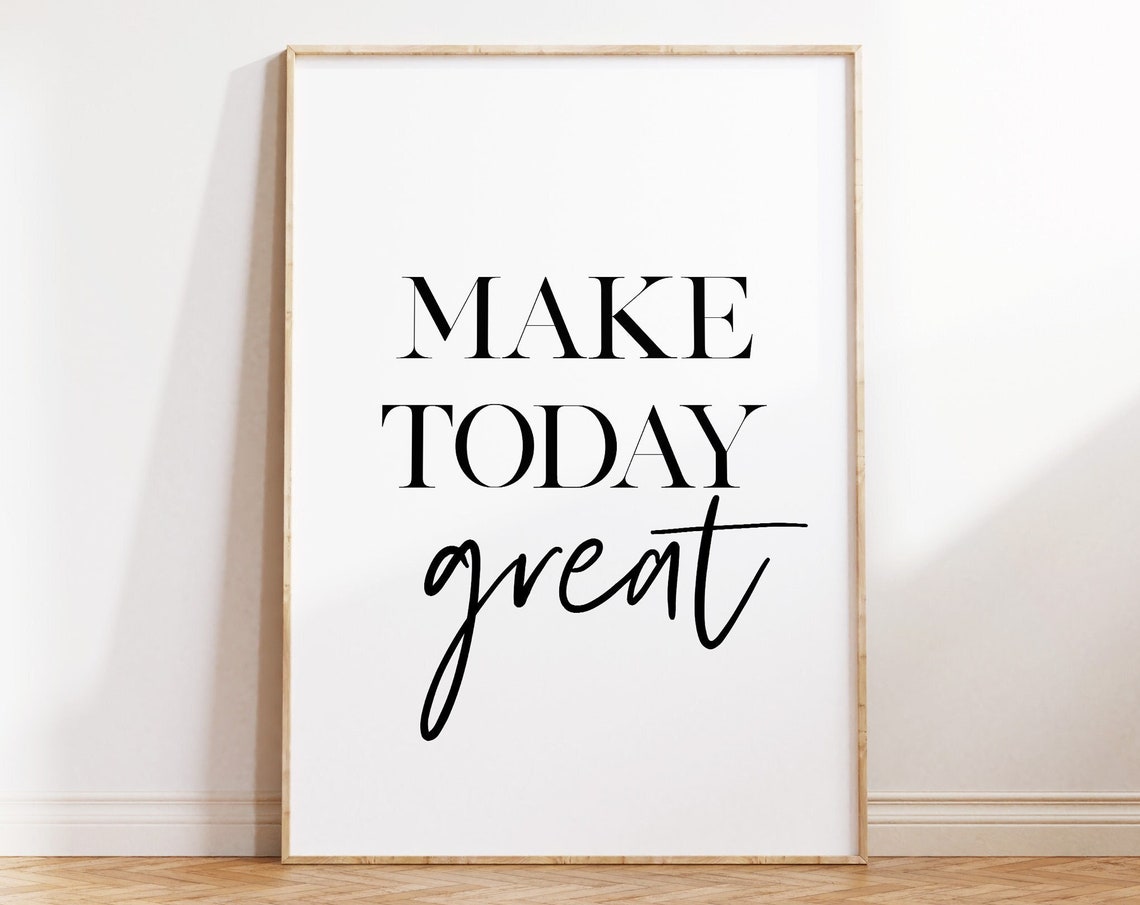 Motivational Wall Art Positive Sayings Posters Quotes Wall Art For Office Inspirational Quotes Office Wall Decor Print