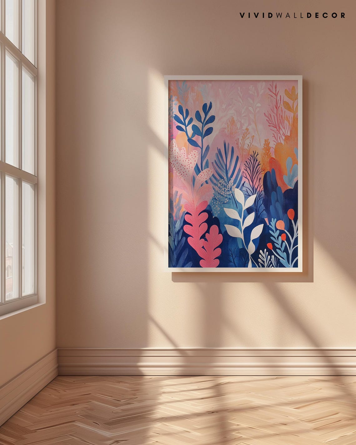 Pastel Botanical Dream Abstract Soft Plant Garden Wall Poster - Image 4