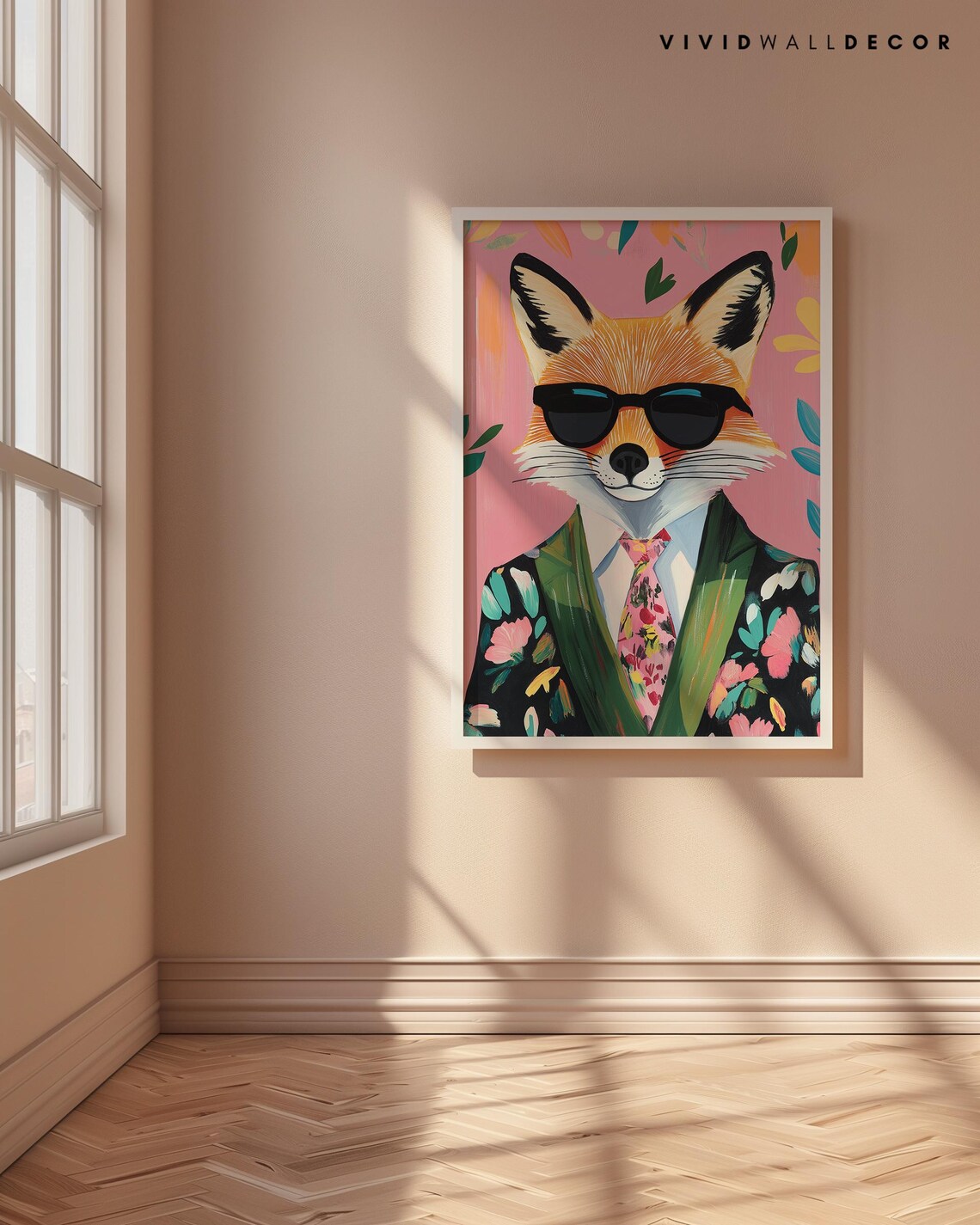 Dapper Fox Retro Animal Art Print, Quirky Kitsch - Image 4