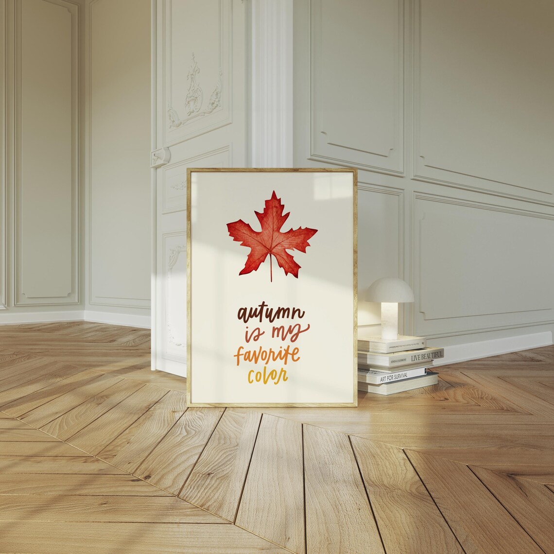Autumn Print Cute Fall Prints Fall Gallery Wall Art Autumn Wall Art - Image 2